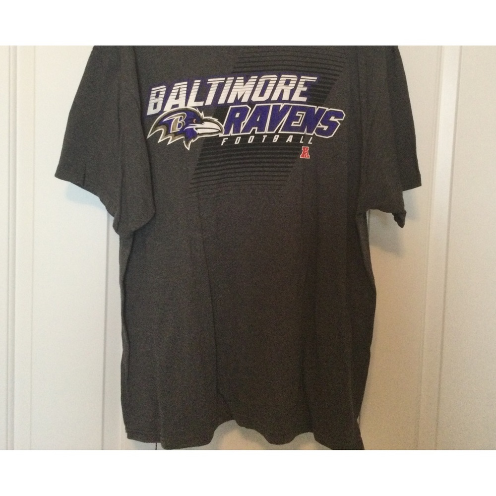 Grey NFL Baltimore Ravens t-shirt.  Size X-LARGE